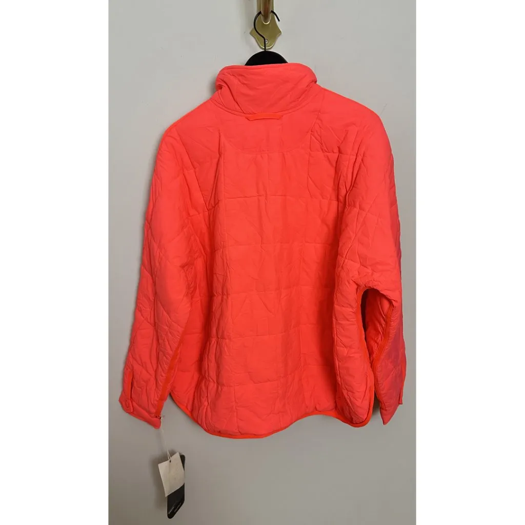 FREE PEOPLE Movement Pippa Packable Puffer in Hot Watermelon Size Large NWT Pink - Image 11