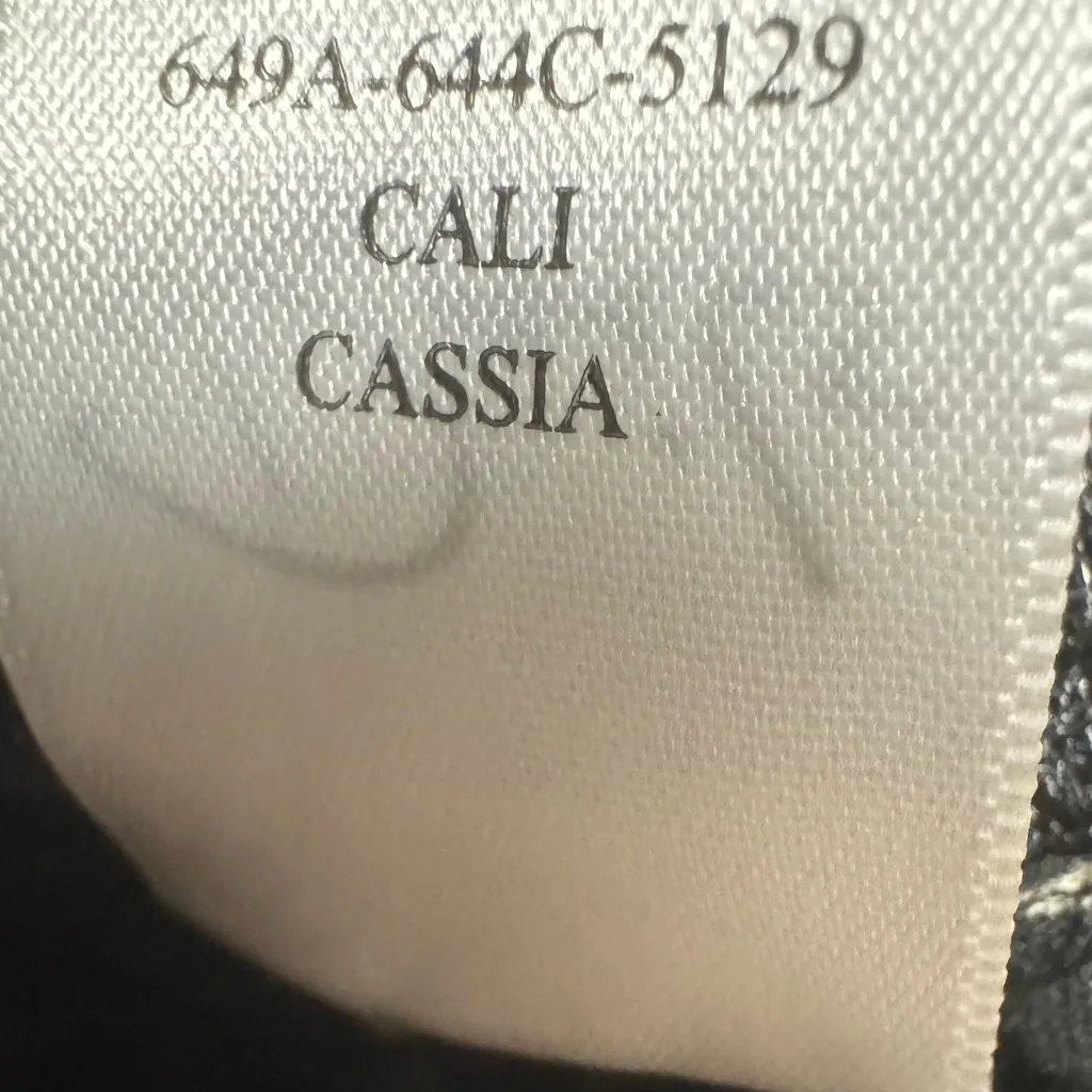 Rails Cali Cassia Floral Flutter Sleeve Peplum Top XS Black 100% Cotton - Image 6