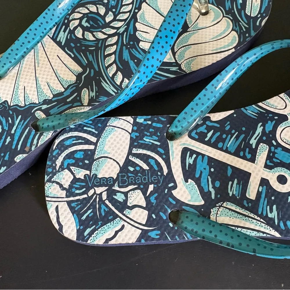 Vera Bradley Nautical Flip Flops - Image 3
