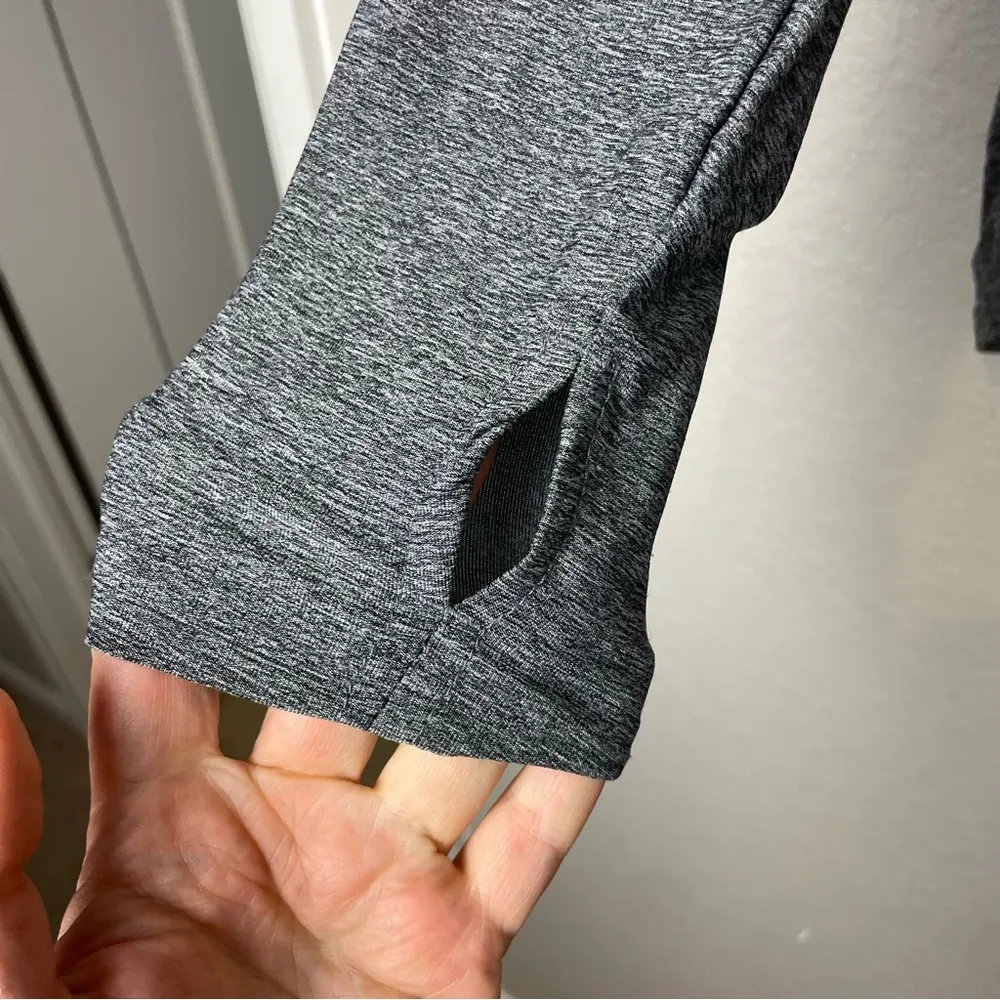 MARIKA TEK Gray and Light Gray Long Sleeve Tek Hoodie Size S - Image 4