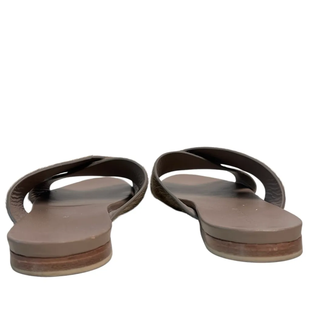 Jenni Kayne‎ Women's Pony Hair Crossover Slip on Sandals size 39 or US 9 - Image 4