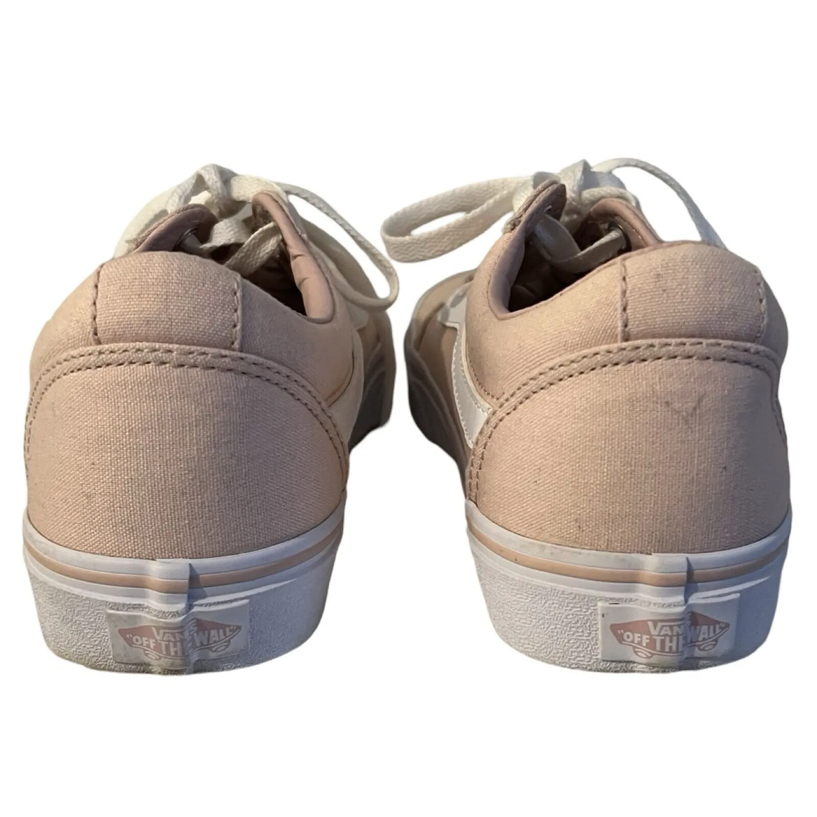 Vans Sneakers Womens Size 8.5 Pink Low Top Platform Lace Up Fabric UK 6 EUR 39 - Image 7