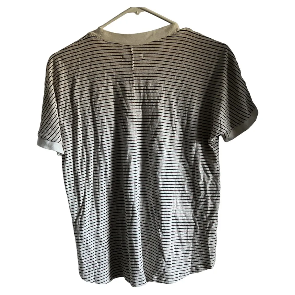 Madewell Hemp Relaxed Drapey Tee in Stripes Size Small Organic Cotton - Image 5