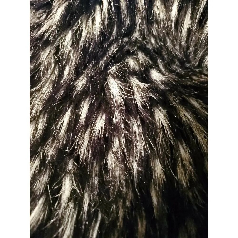 Grass Womens Sleeveless Faux Fur Vest Small - Image 7