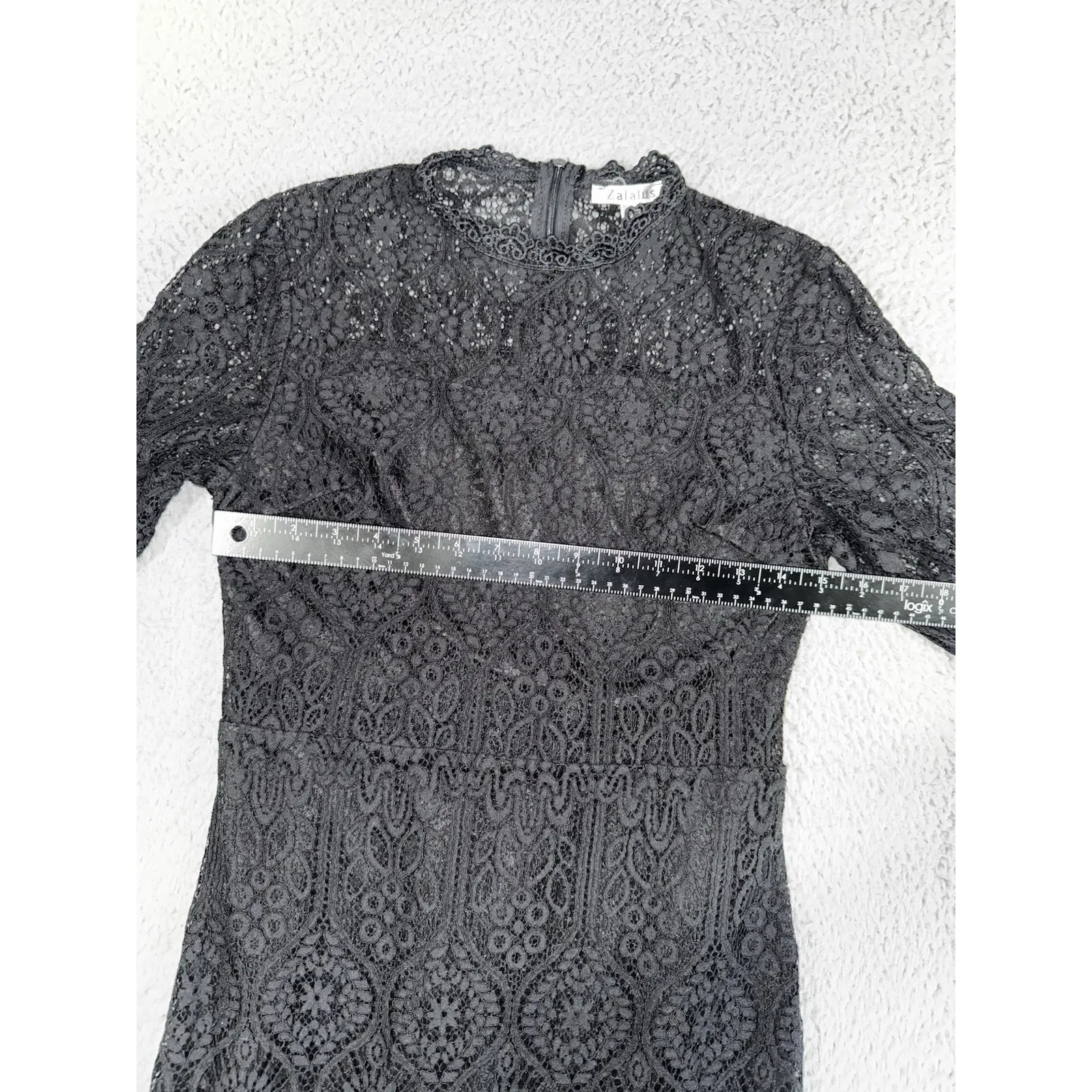 Zalalus Dress Women 8 Black Lace Short Cocktail Fairy‎ Whitchy Whimsigoth - Image 3