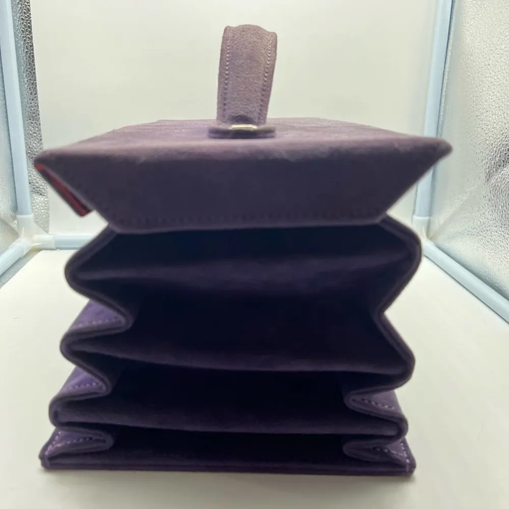 HESTER VAN EEGHEN women’s purple accordion limited edition purse from Amsterdam - Image 3