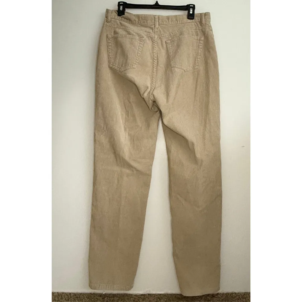 L Size 14 Gap Beige Corduroy Straight Leg - Image 7