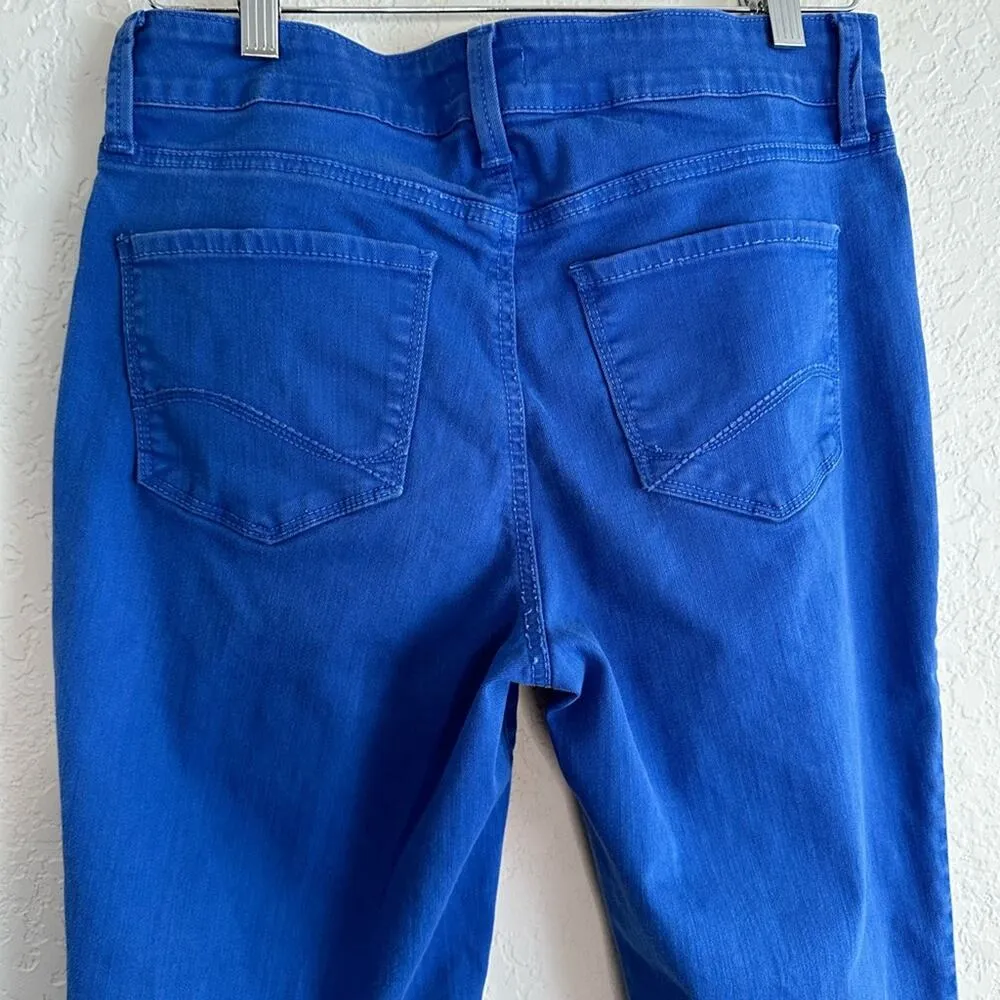 NYDJ Clarissa Blue Stretch Ankle Jeans Size 10 Slimming Pants Lift Tuck Y2K - Image 4