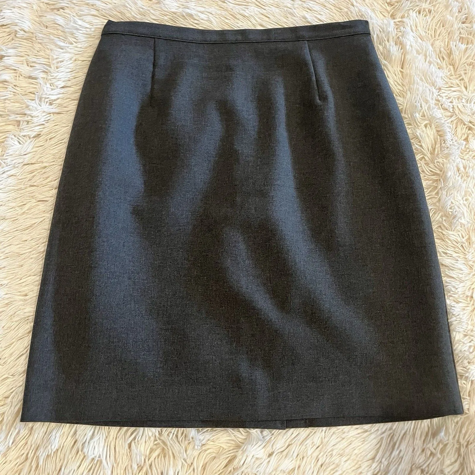 Classic VTG United Colors Of Benetton Women Gray Skirt Suit Made In Italy 42 Med - Image 4