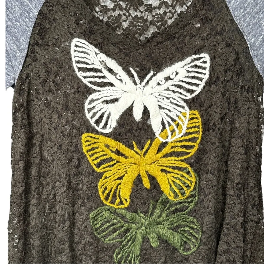 We The Free Lace‎ Embroidered Baseball Shirt - Image 2