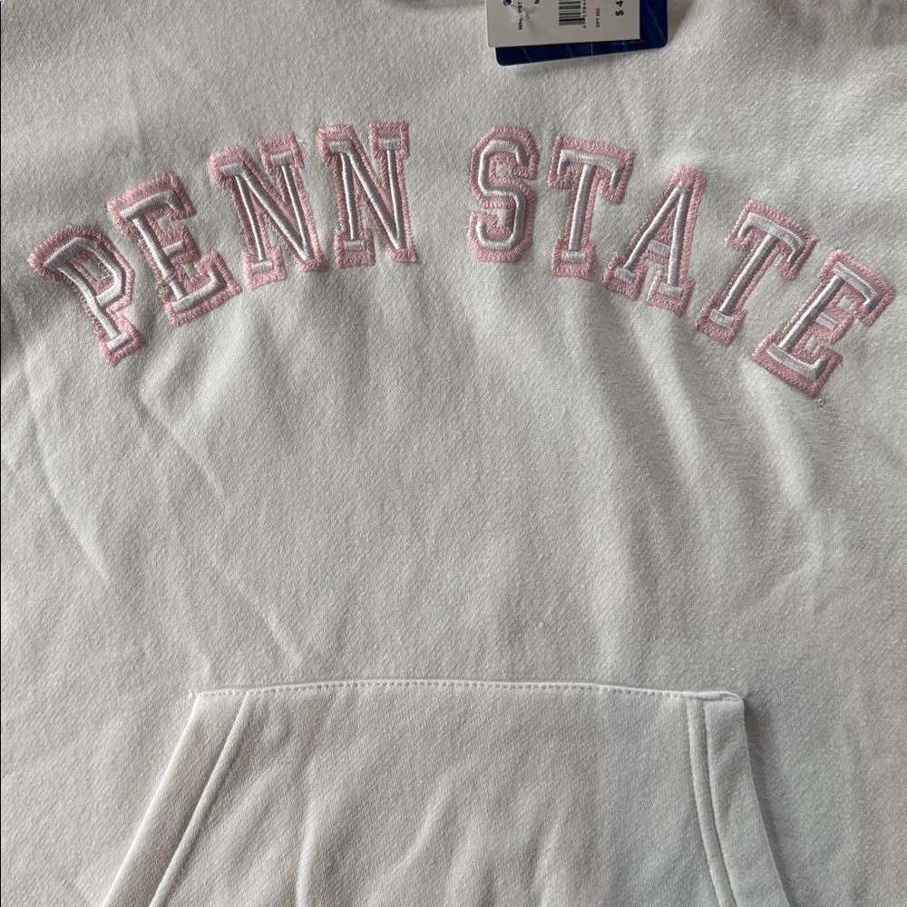 Women’s White Embroidered ‘Penn State’ Hoodie Officially Licensed Size M NEW - Image 7