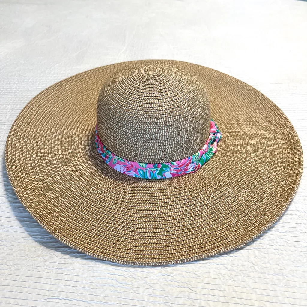 Lilly Pulitzer straw hat Journey to the Jungle - Image 7