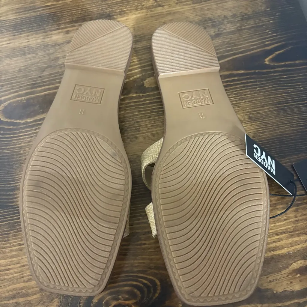 Madden NYC Tan Slides‎ Size 11 - Image 6