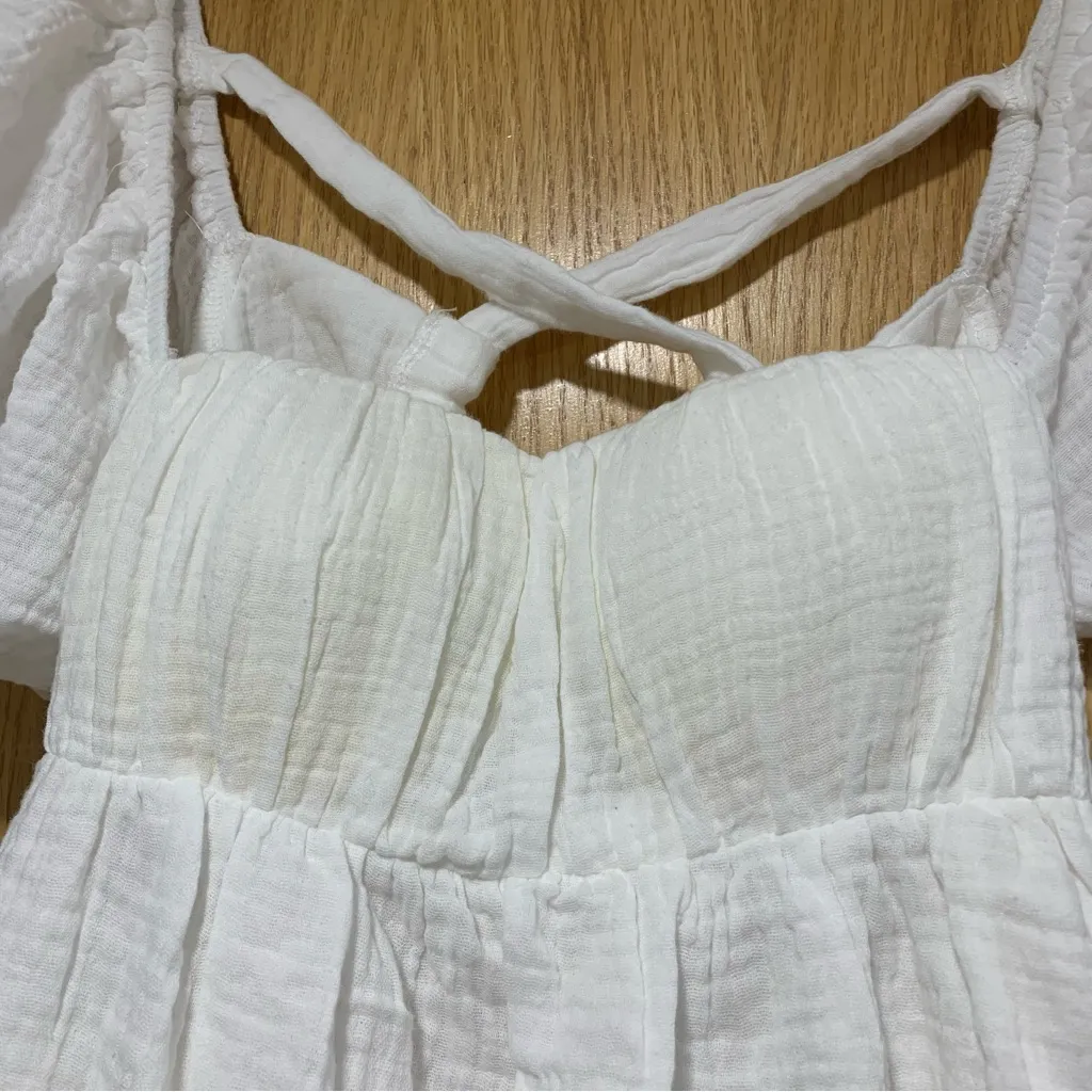 Princess Polly Let's Dance White Mini Dress - Size 0 - Image 3