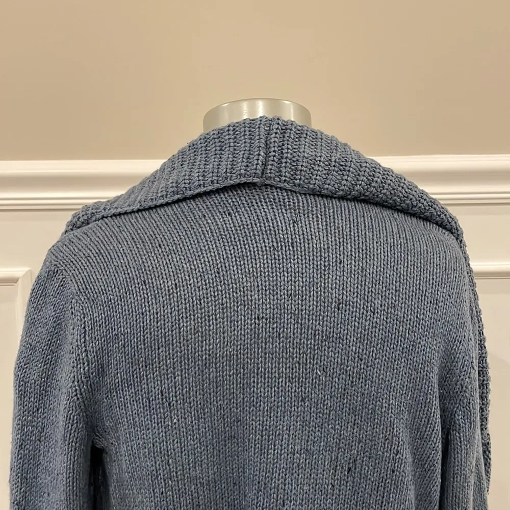 LOFT Outlet Blue Open Cardigan - Size XS - Image 6