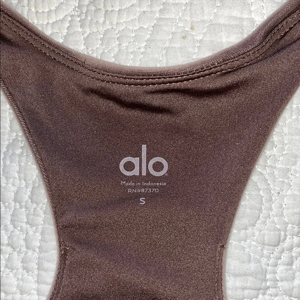 ALO Yoga Women's Brown Sports Bra - Image 2