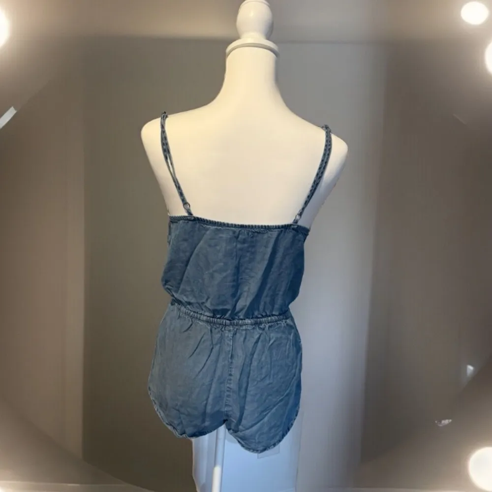 Garage Lightweight Denim Romper XS - Image 2