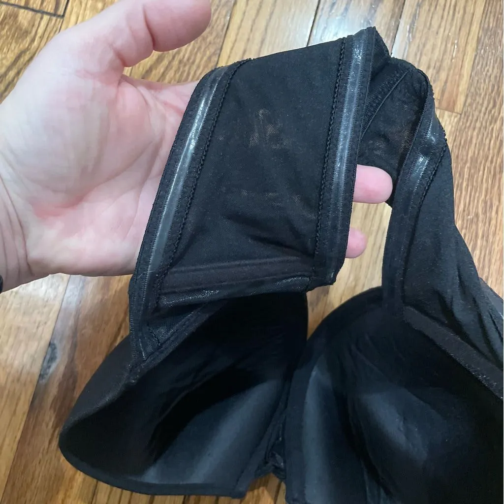 Wacoal Strapless Bra Black Womens Size 36D Smooth Molded Full Coverage - Image 6