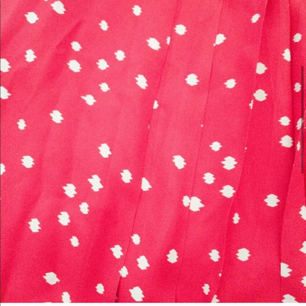 70s does 20s Ted Lapidus dress red Size L - Image 7