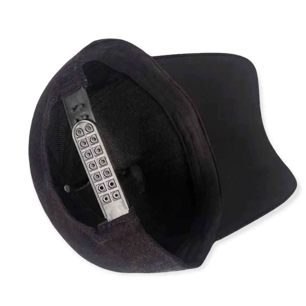 🆕Luxury Crystal Diamond Rhinestone Hat Black - Image 3