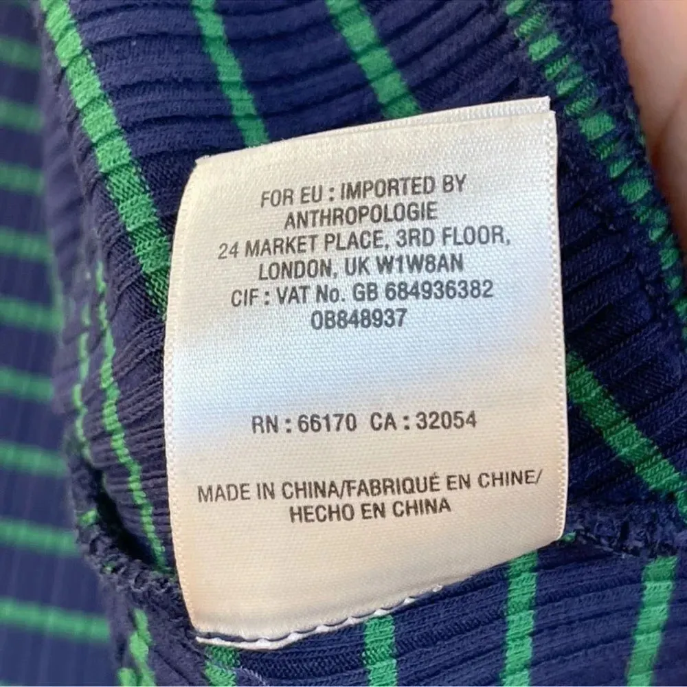 ANTHROPOLOGIE MAEVE FLORES STRIPED DRESS by MAEVE SMALL - Image 9