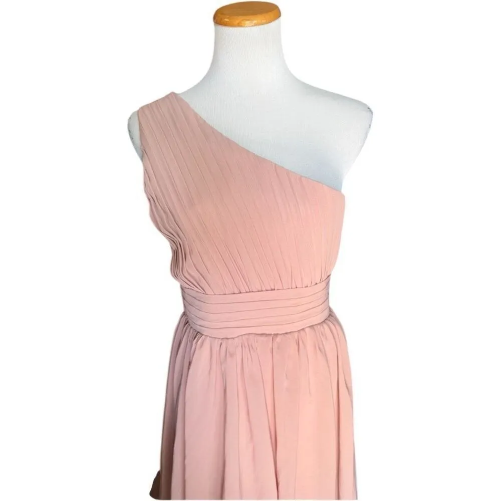 ‘New Boutique Gorgeous One Shoulder Chiffon Wedding Bridesmaid Prom Dress - 12 - Image 2