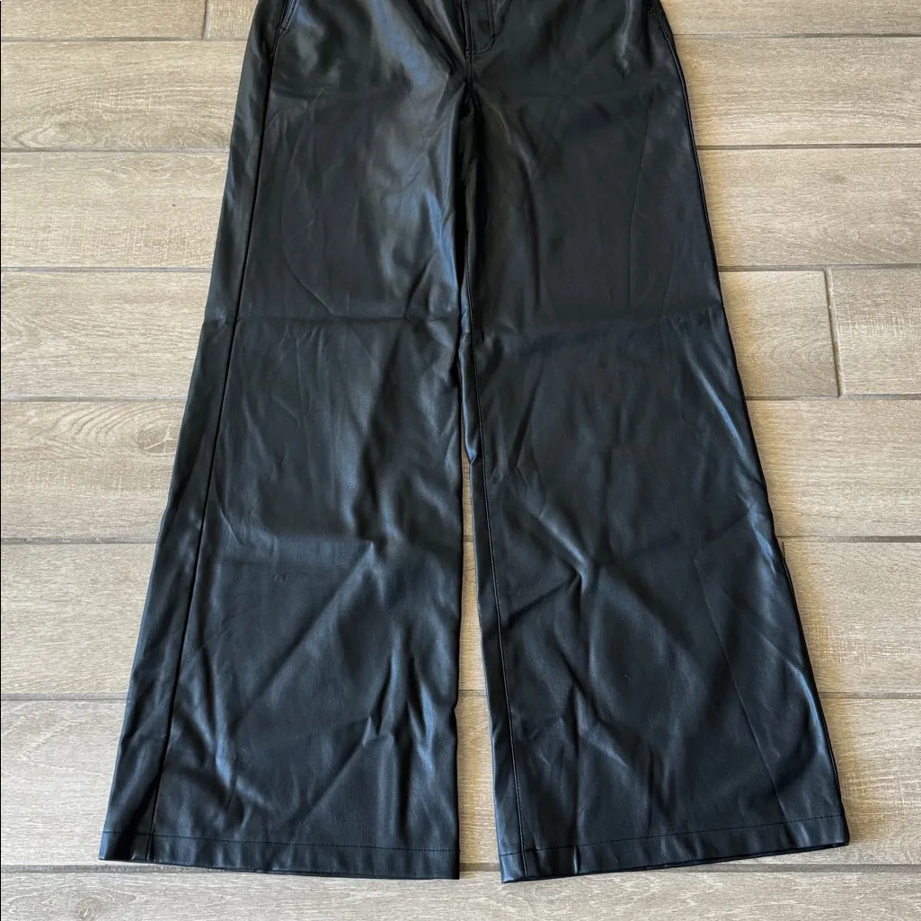 Pistola Lana Trouser Tailored High Rise Ultra Wide Leg in Slate Black Size: 31 - Image 6