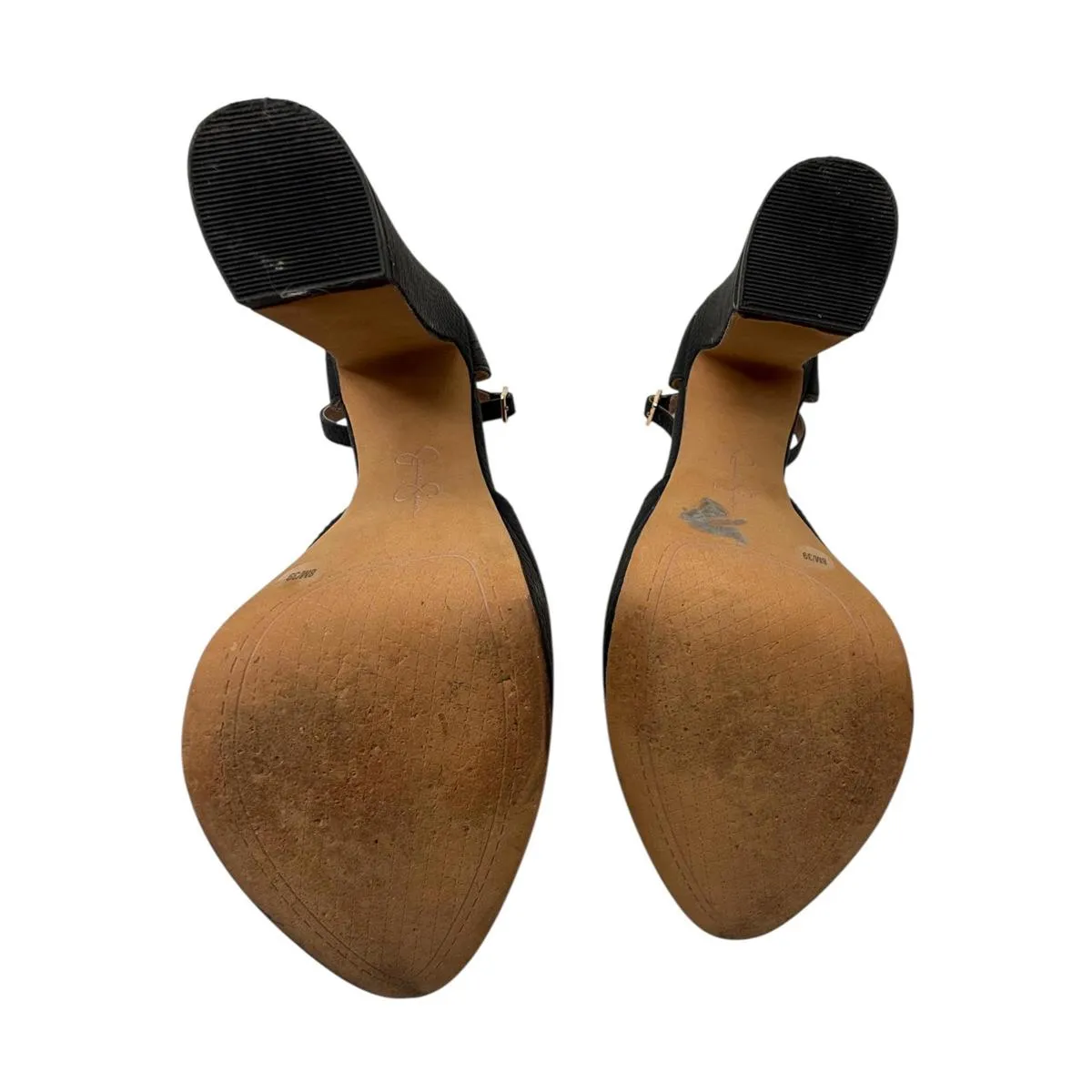 Jessica Simpson  Black Ankle Strap Platform Heels - Image 11