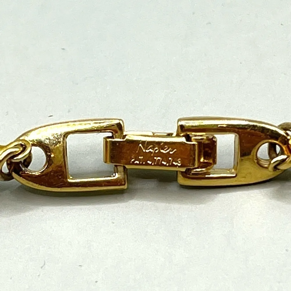 Napier Pearl Necklace Twisted 4 Strands 24” Bridal Vintage Napier Gold - Image 6