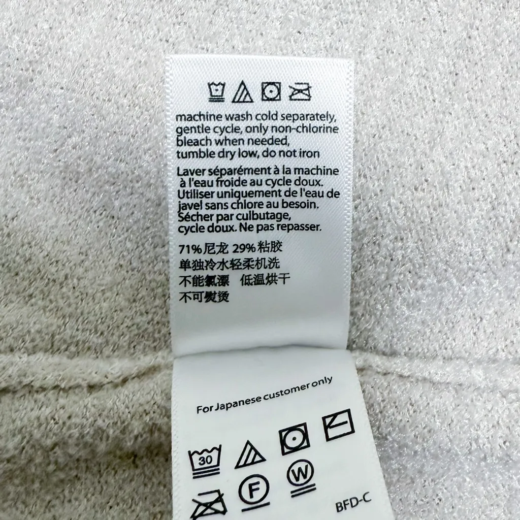 Barefoot Dreams Cozychic Ultra Lite Fog Gray Hi Lo Waterfall Lapel Cardigan L XL - Image 10