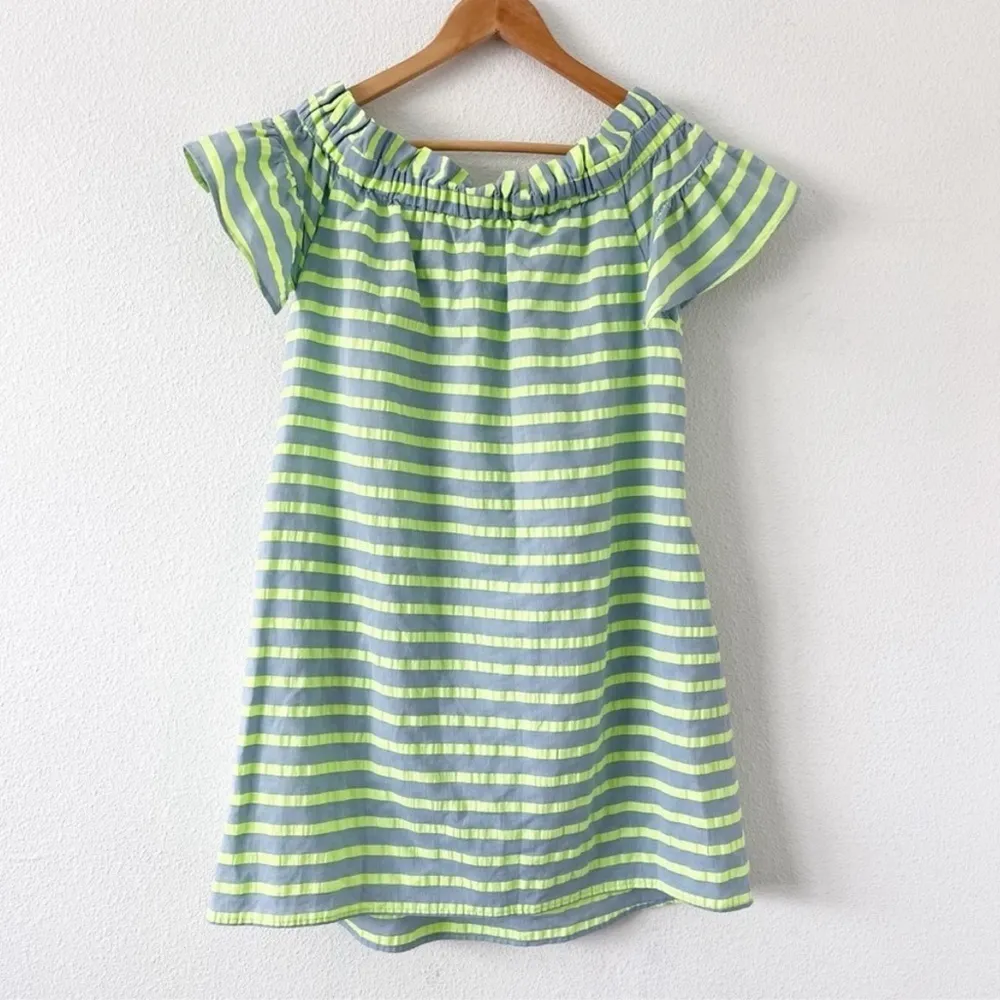 Anthropologie Corey Lynn Calter Bayside Off Shoulder Dress Green - Image 9