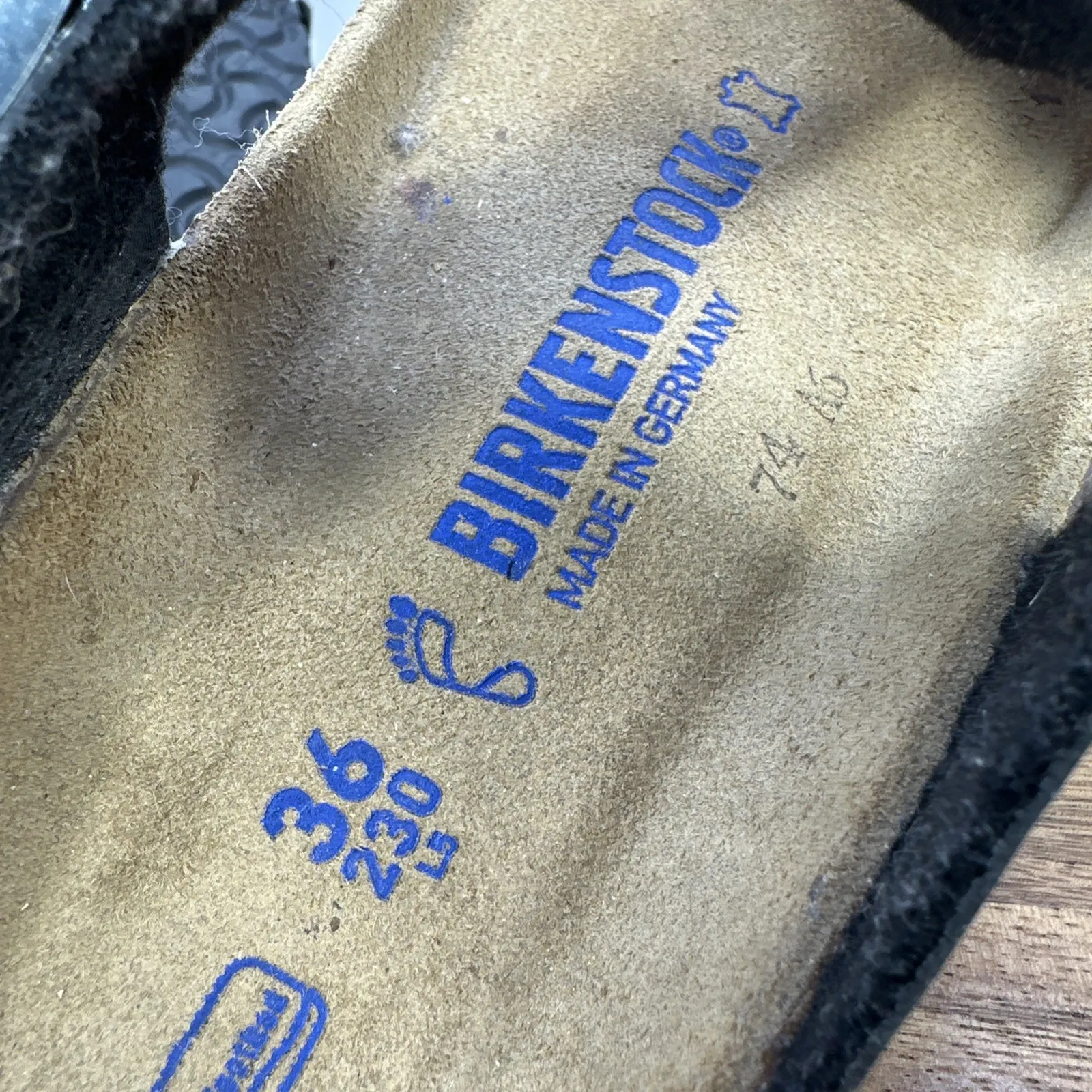 Birkenstock Gizeh Sandals Black Glitter Patent Leather Boho Women 36 / 5 Regular - Image 9