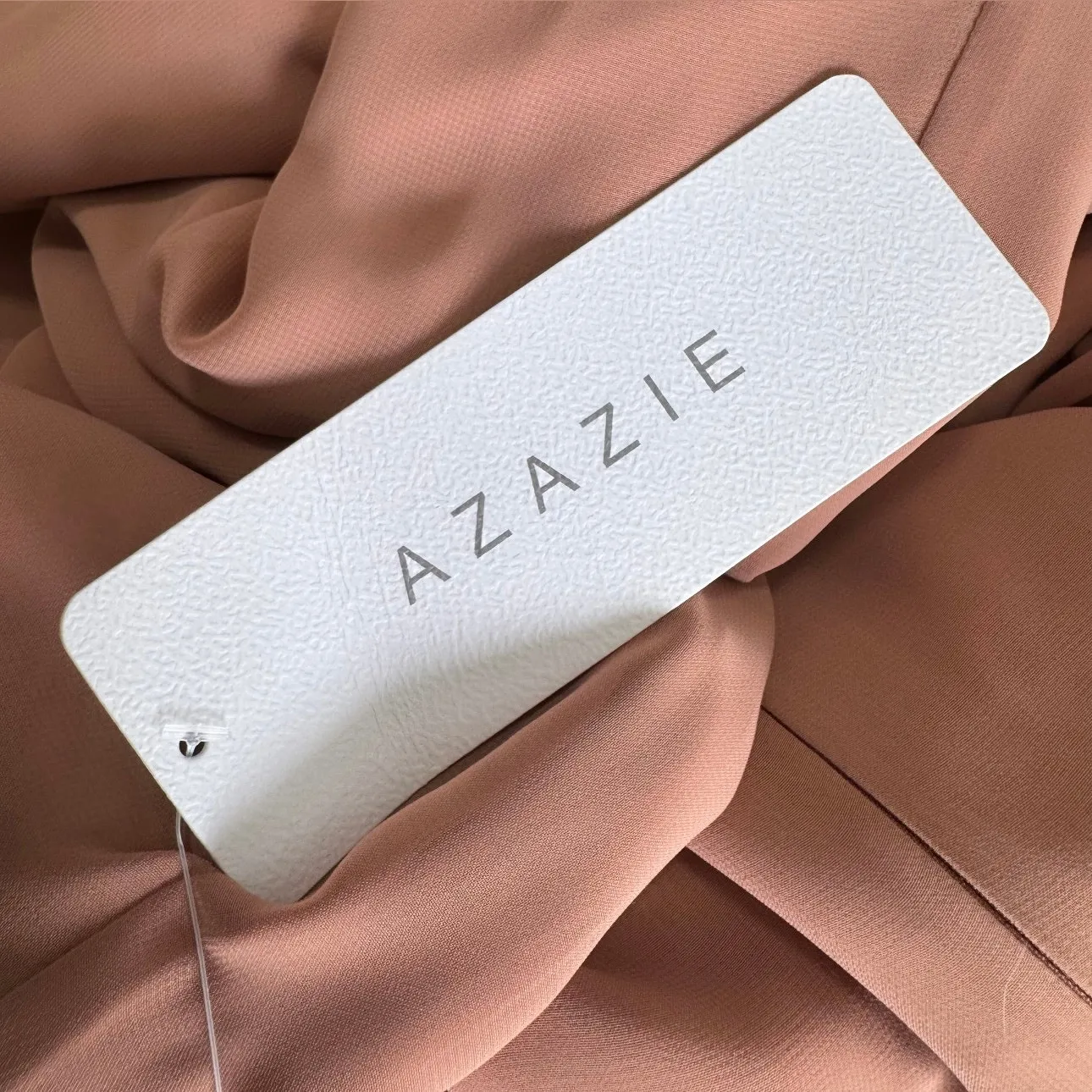 Azazie Bronzer Sleeveless Maxi Length Bridesmaid Dress Size A 2 - Image 10