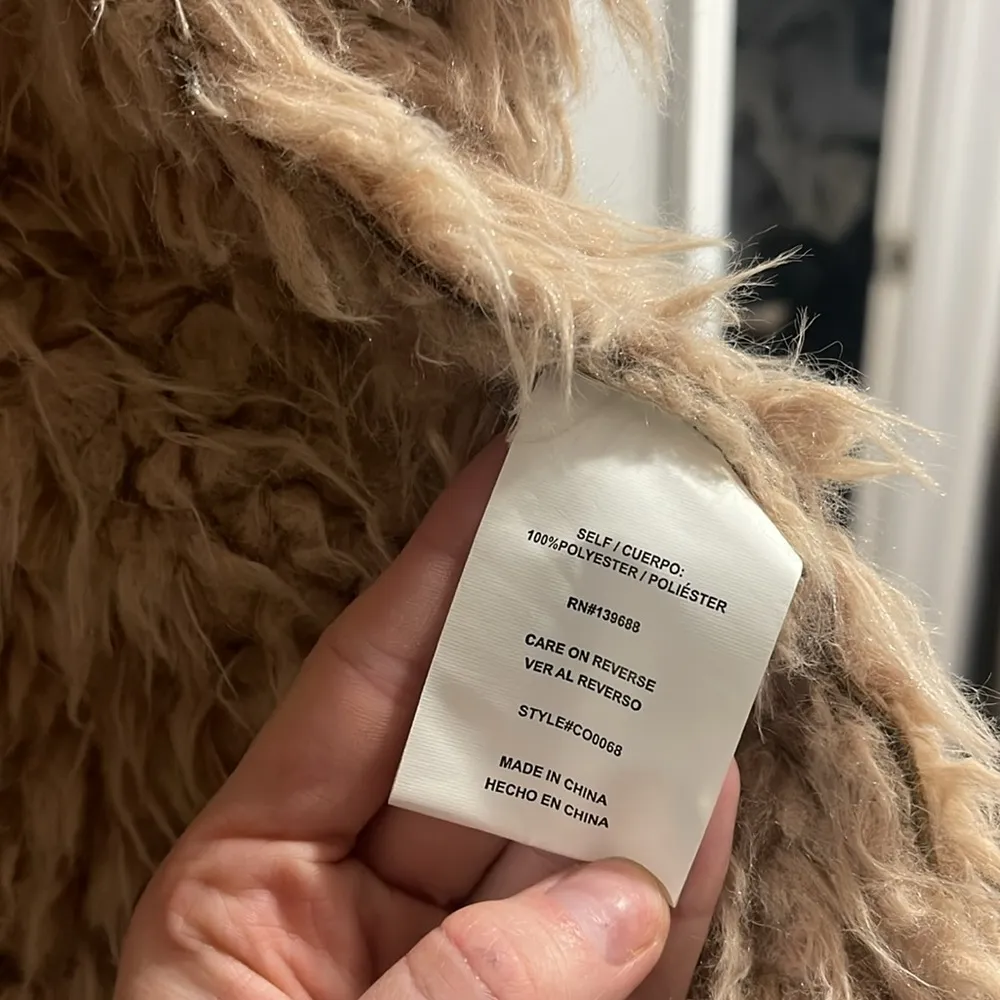 Coco + Jaimeson faux leather/fur suede vest - Image 4