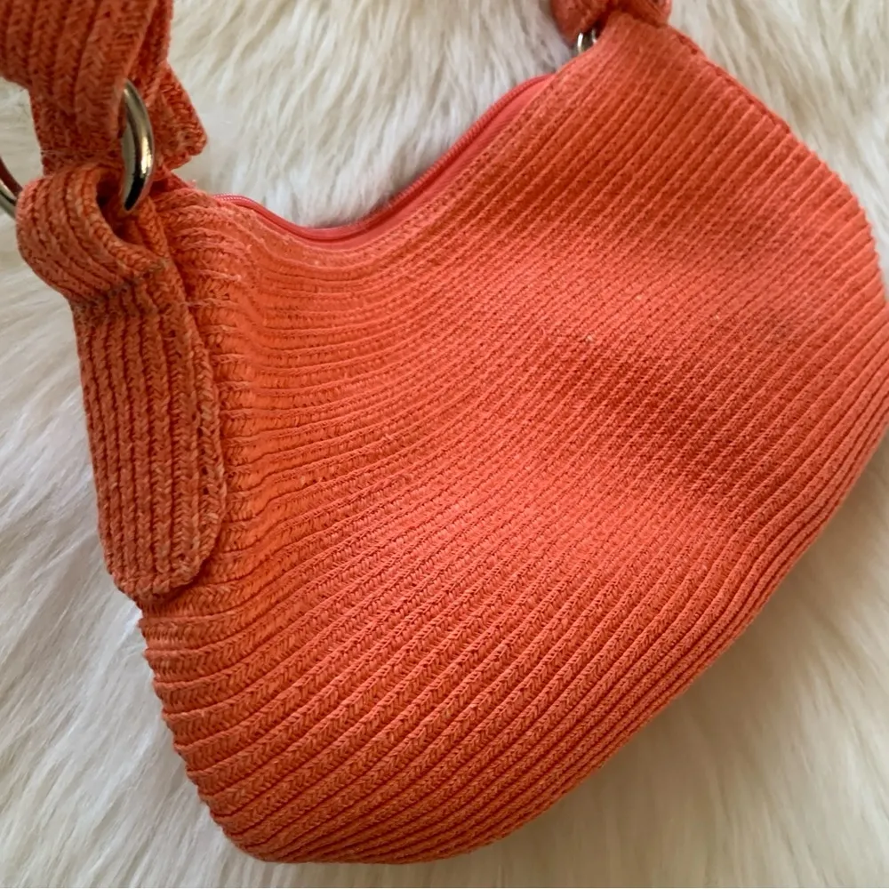 Talbots Woven Coral Small Shoulder Bag - Image 4