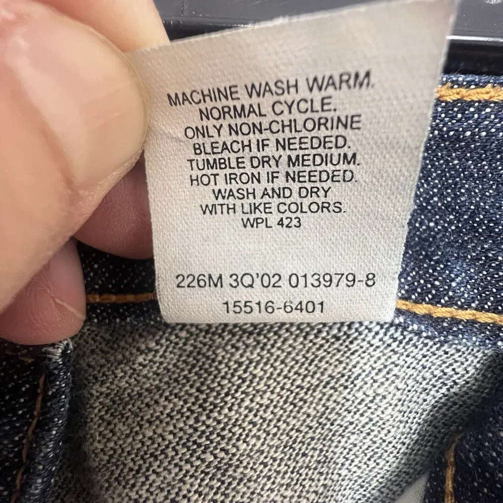 Levis 515 Jeans Sz 6 Medium MIS L 29” Boot Cut Stretch Low Rise Dark Wash New - Image 10