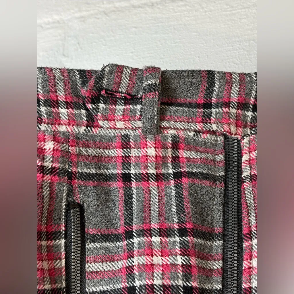 Vintage Y2K Globus Punk Rock Avril Lavigne Pink and Gray Cotton Coat Size XL - Image 4