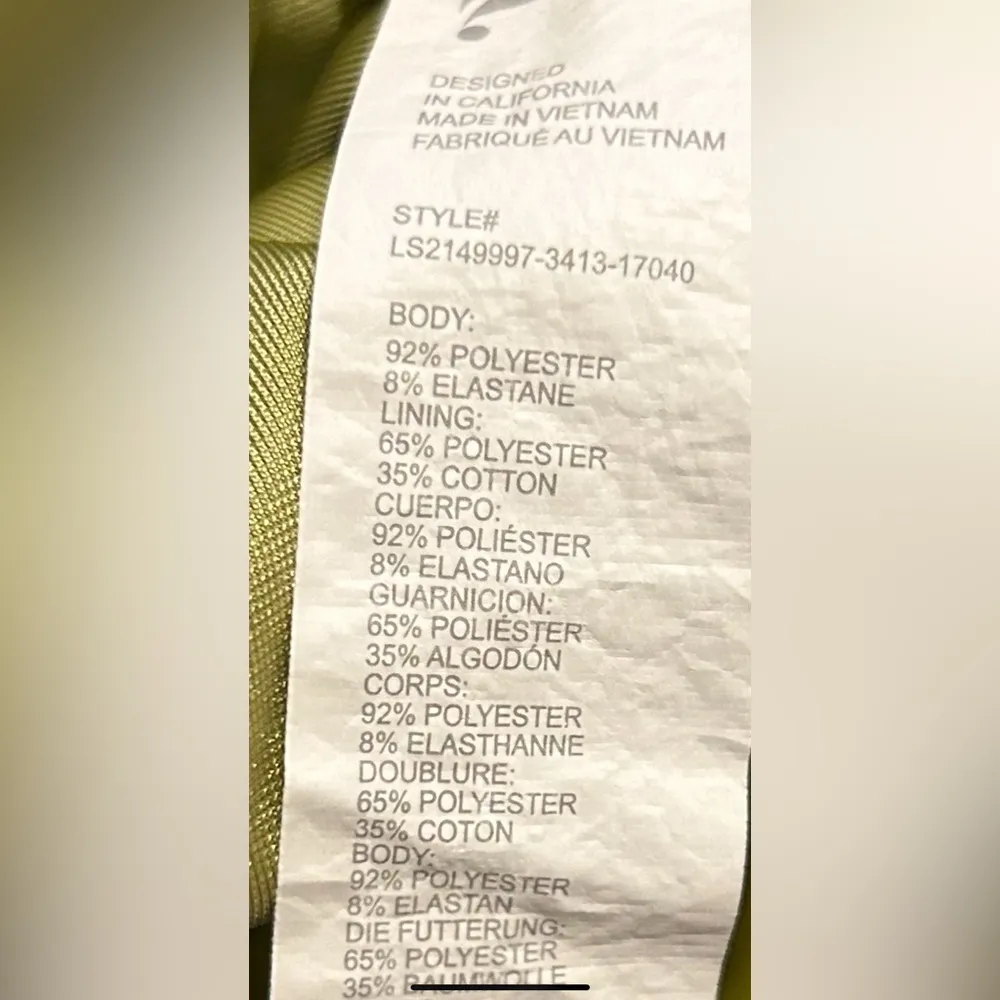 Fabletics Donna green Velour
Hoodie Womens Size m - Image 5