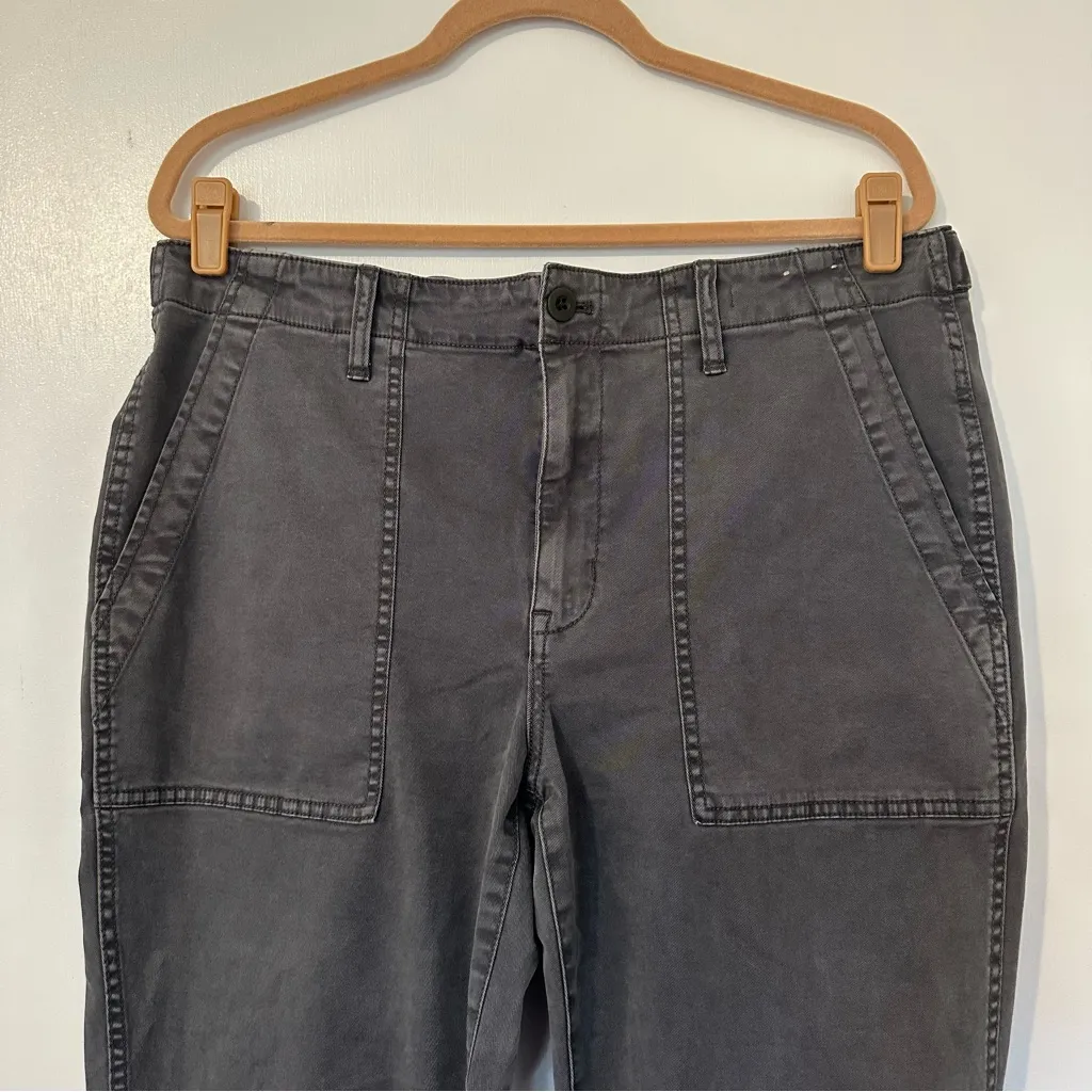 Madewell Slim Straight Utility Pant Gray Womens 31 - Image 3