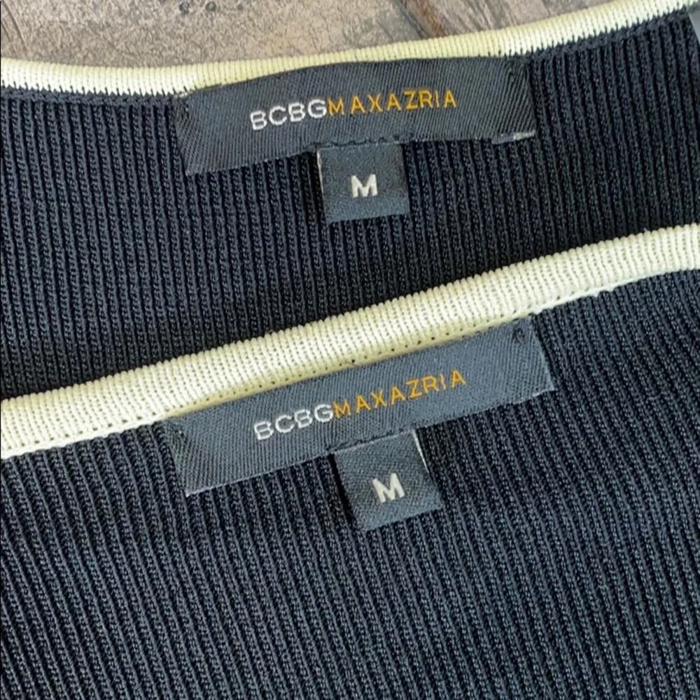 BCBGMaxAzria 2 Piece Knit Dress and Sweater Set MD - Image 7