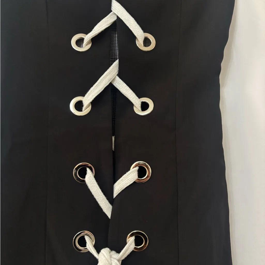 Asilio  Black and White Patterned Top - Image 2