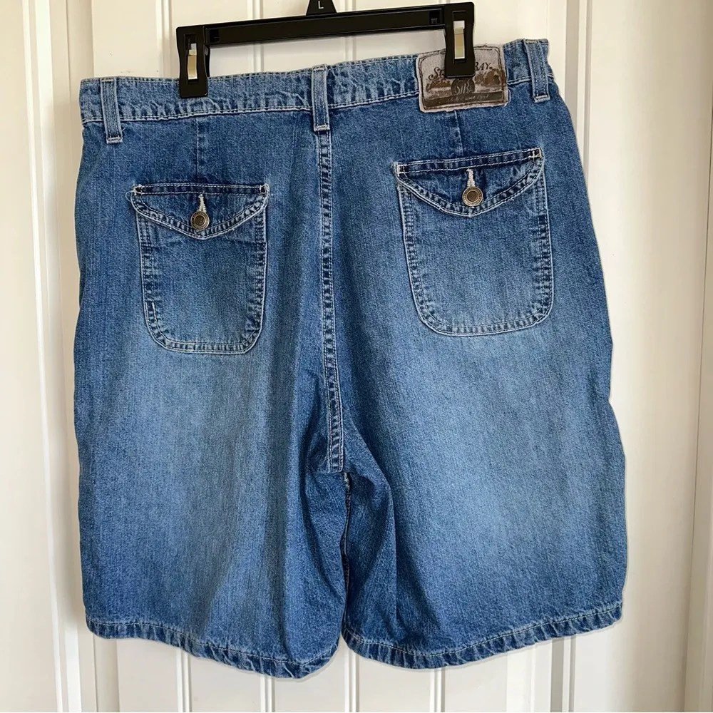 St. John’s Bay high-rise medium wash denim shorts women 12 - Image 8