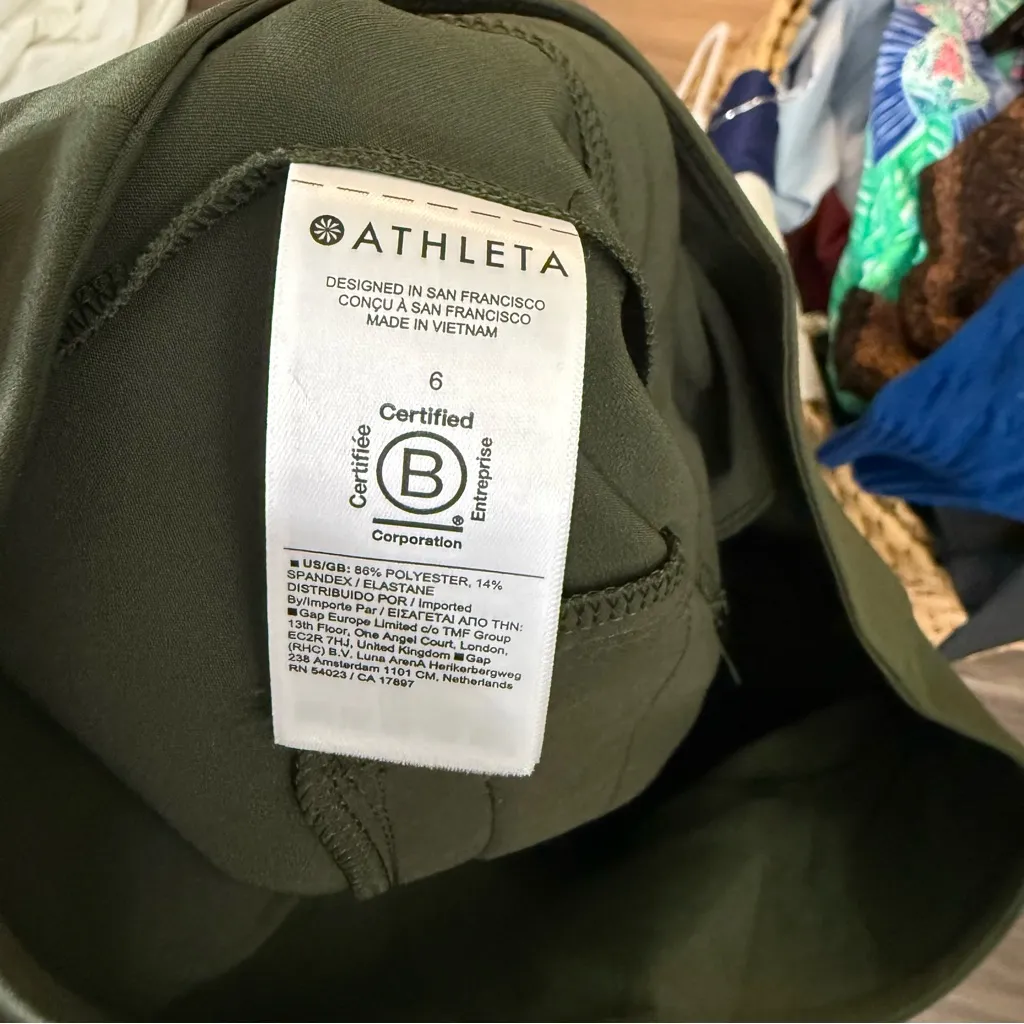 Athleta Endless Pant Aspen Olive Green 6 - Image 9