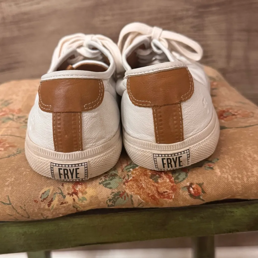 Frye Gia soft leather lace up sneakers - Image 4