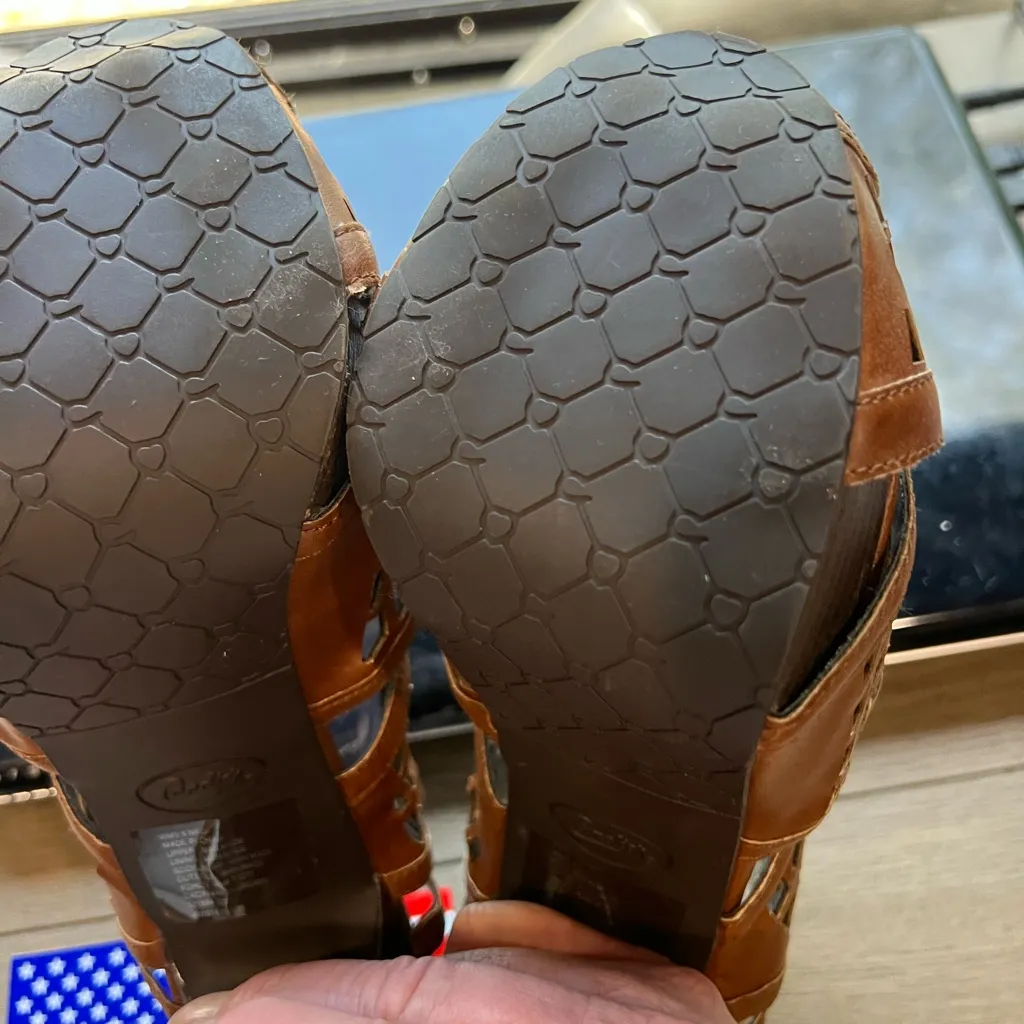 Brown‎ Peep-Toe Women's Shoes - Image 7