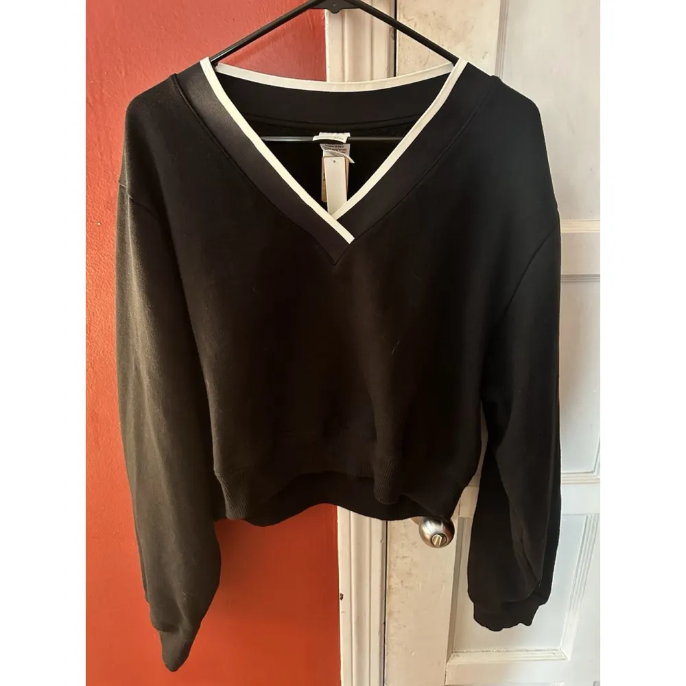 Victoria's Secret PINK Premium Fleece V-Neck Pullover Sweatshirt Large NWT - Image 7