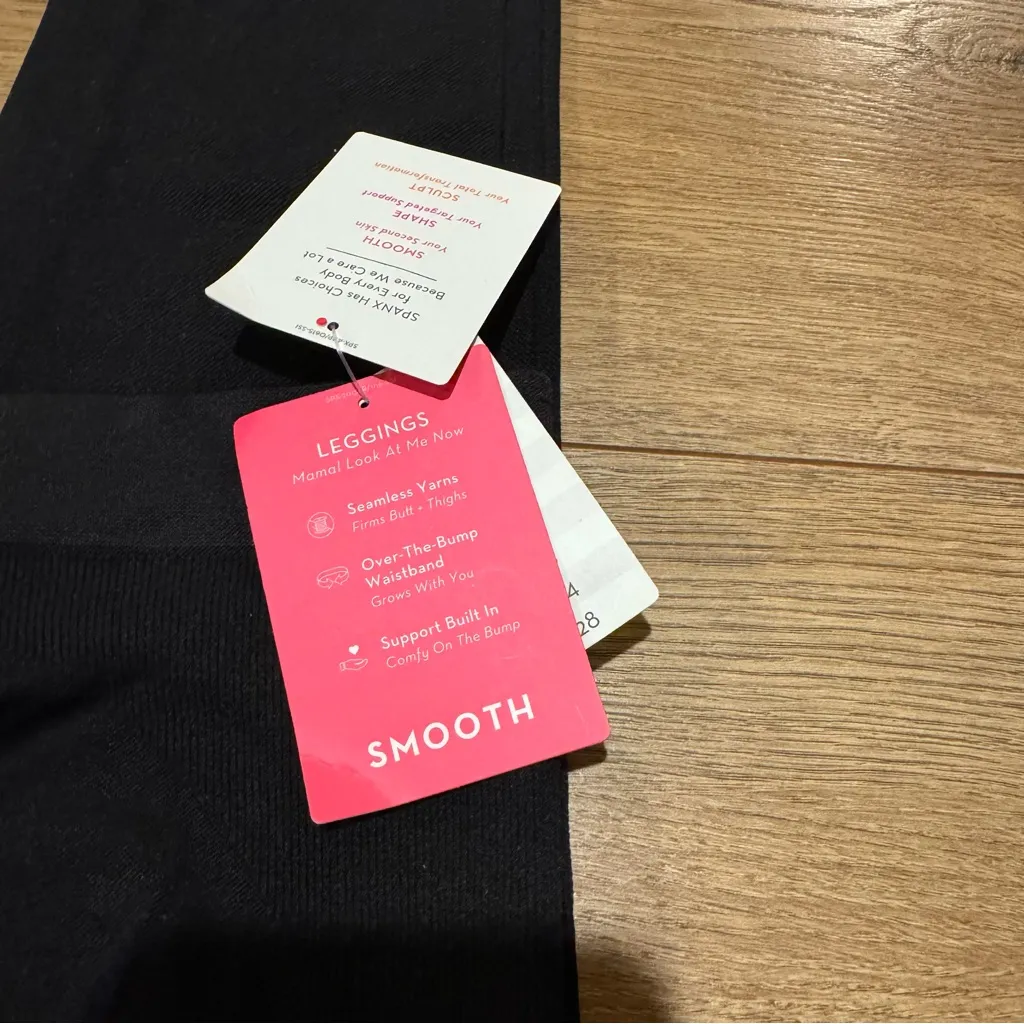 NWT SPANX Plus Size Mama Look At Me Now Leggings in Very Black Size 2X - Image 4