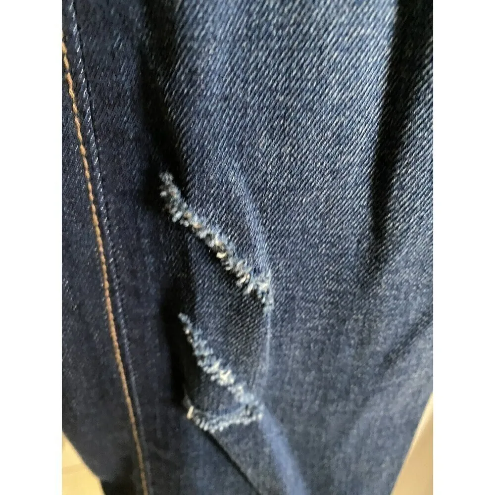 Bebe Dark Wash Destressed Jeans Sz.24 - Image 5