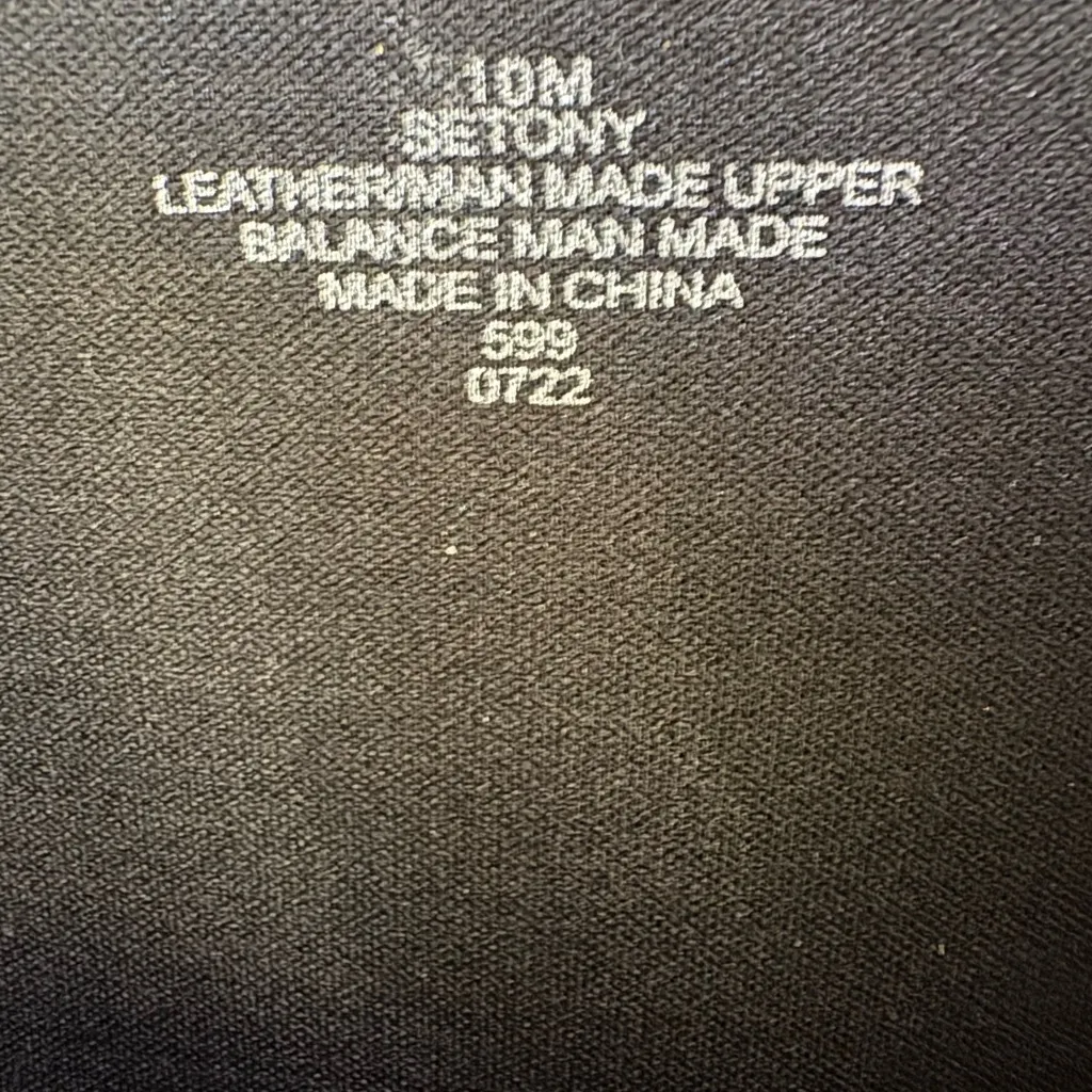 NEW EASY SPIRIT Black Leather Knee Boots Sz 10 Round Toe Block Heel Side Zip - Image 12