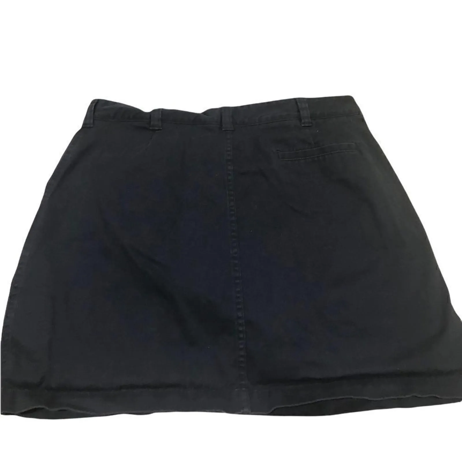 Lands’ End Women’s Size 14 Navy Blue Cotton Skort Casual Everyday Wear - Image 3